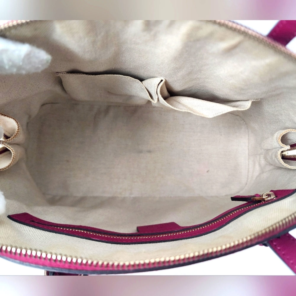Auth Gucci Micro GG Pink 2Way Leather Bag - Picture 4 of 11
